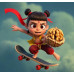 哪吒 卡通 #AI圖片案例 #作品 #AI創作圖片,我的幸福日記共創平台,高雄婚紗,法頌婚紗,自助婚紗 探店Vlog影片拍攝服務 一次合約 多元化行銷服務
